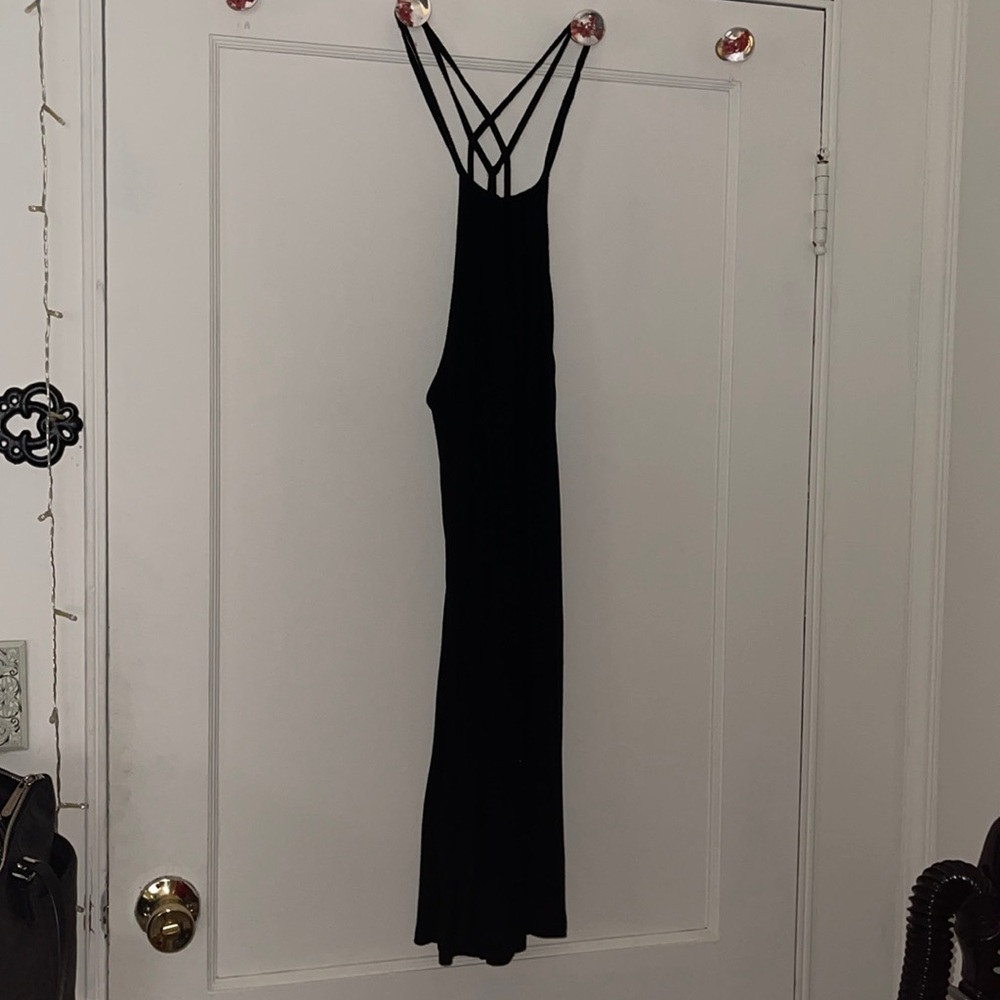 rubbed soft and sexy halter dress